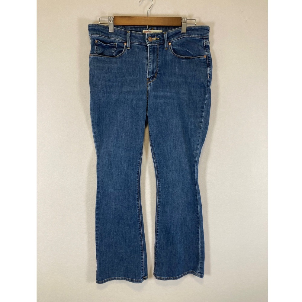 Classic Western Signature by Levi Strauss & Co Womens 10S Blue Mid Rise Bootcut